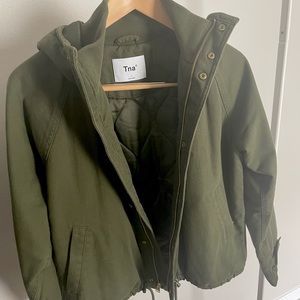 Aritzia TNA Army Green Jacket Size Small Size 1